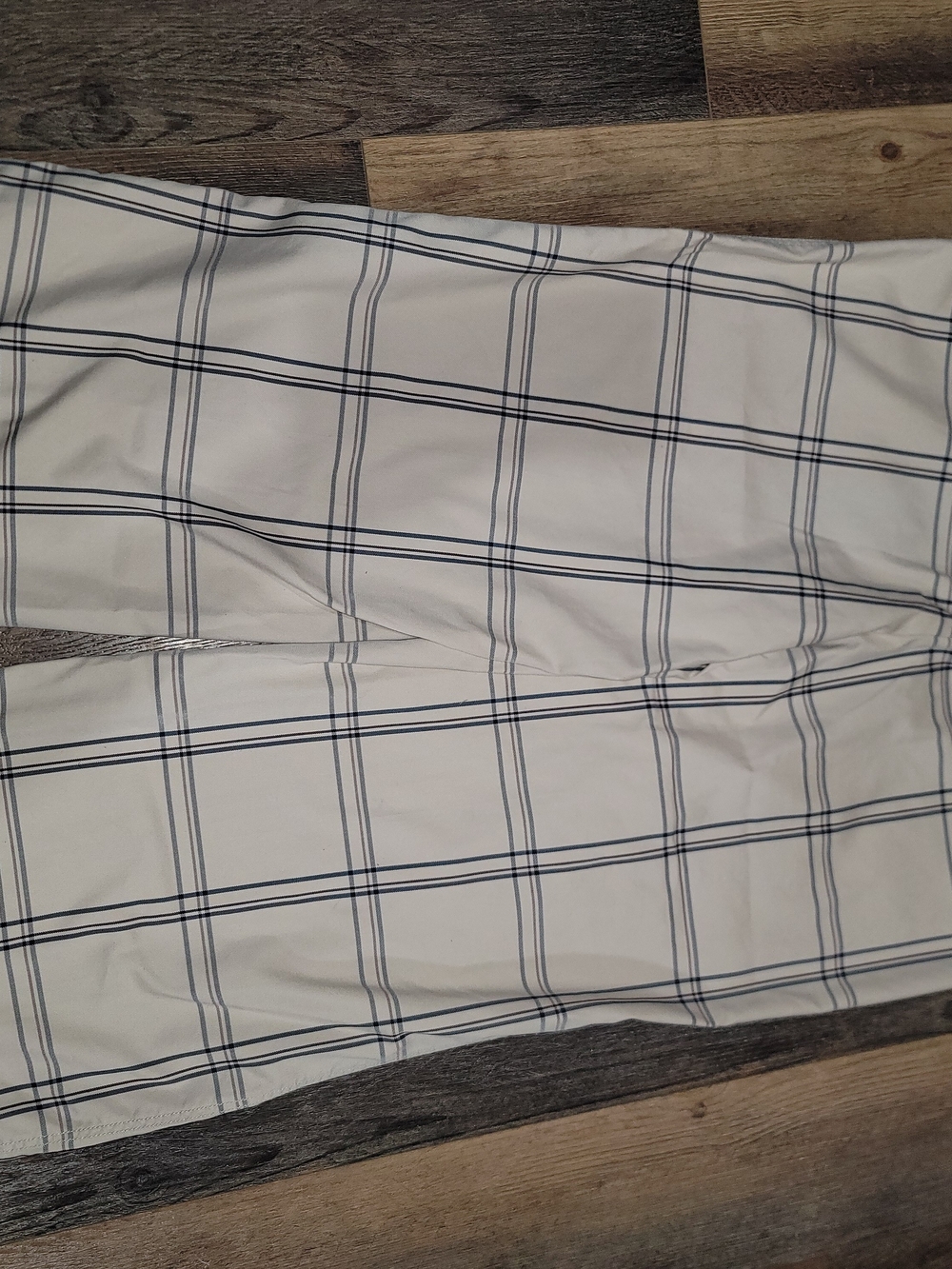 Lafayette 148 New York Plaid Wide Leg Cropped Pants Size 16 - Picture 8 of 9